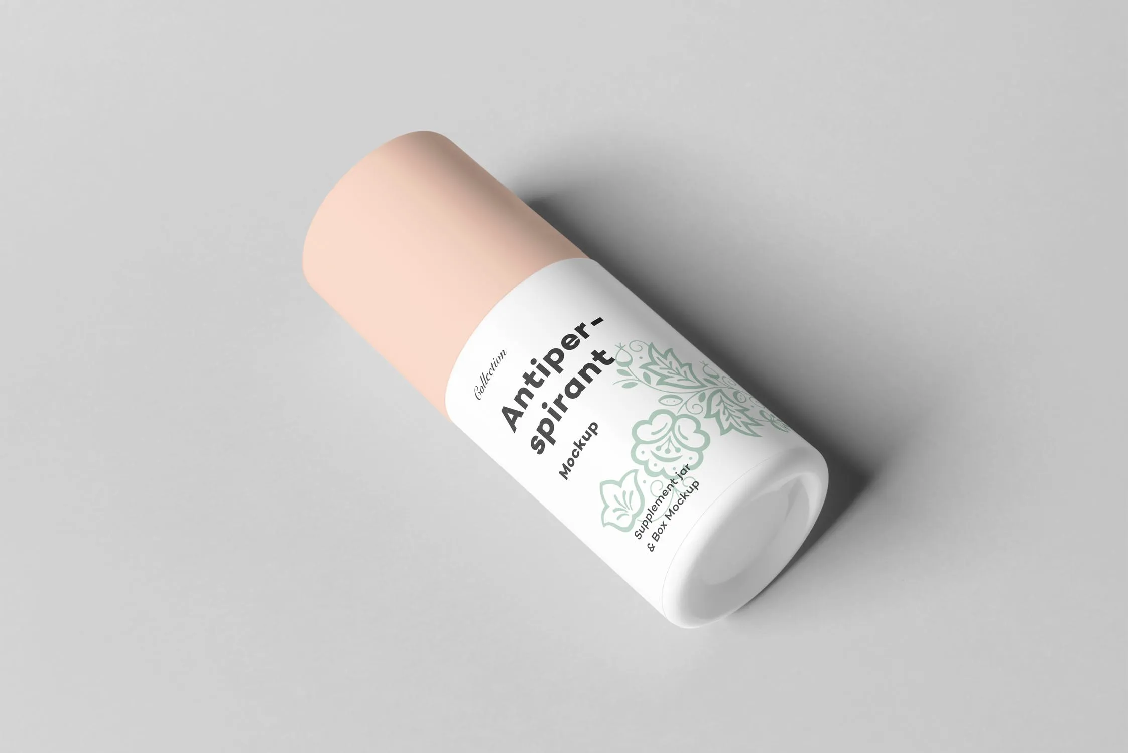 止汗滚珠外包装设计展示图样机v2 Antiperspirant Mockup 2插图(5)