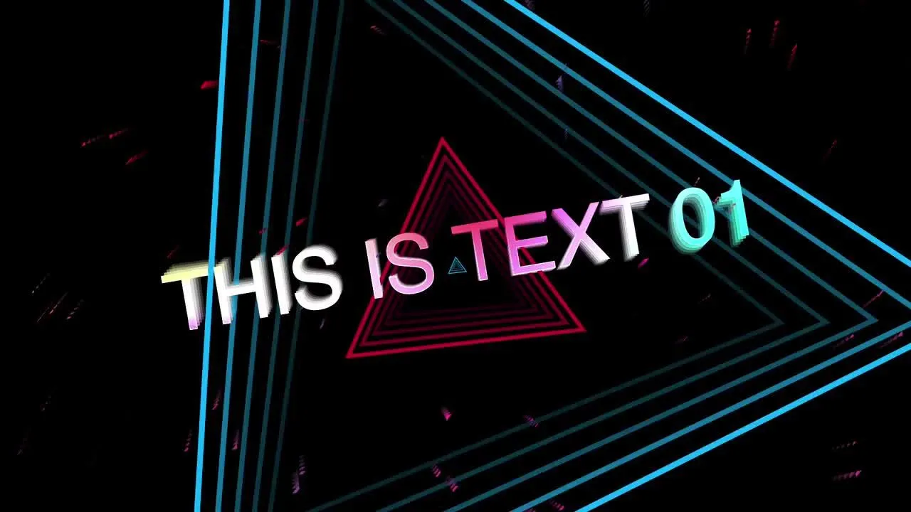 独特的多媒体项目标题像素设计精选AE模板