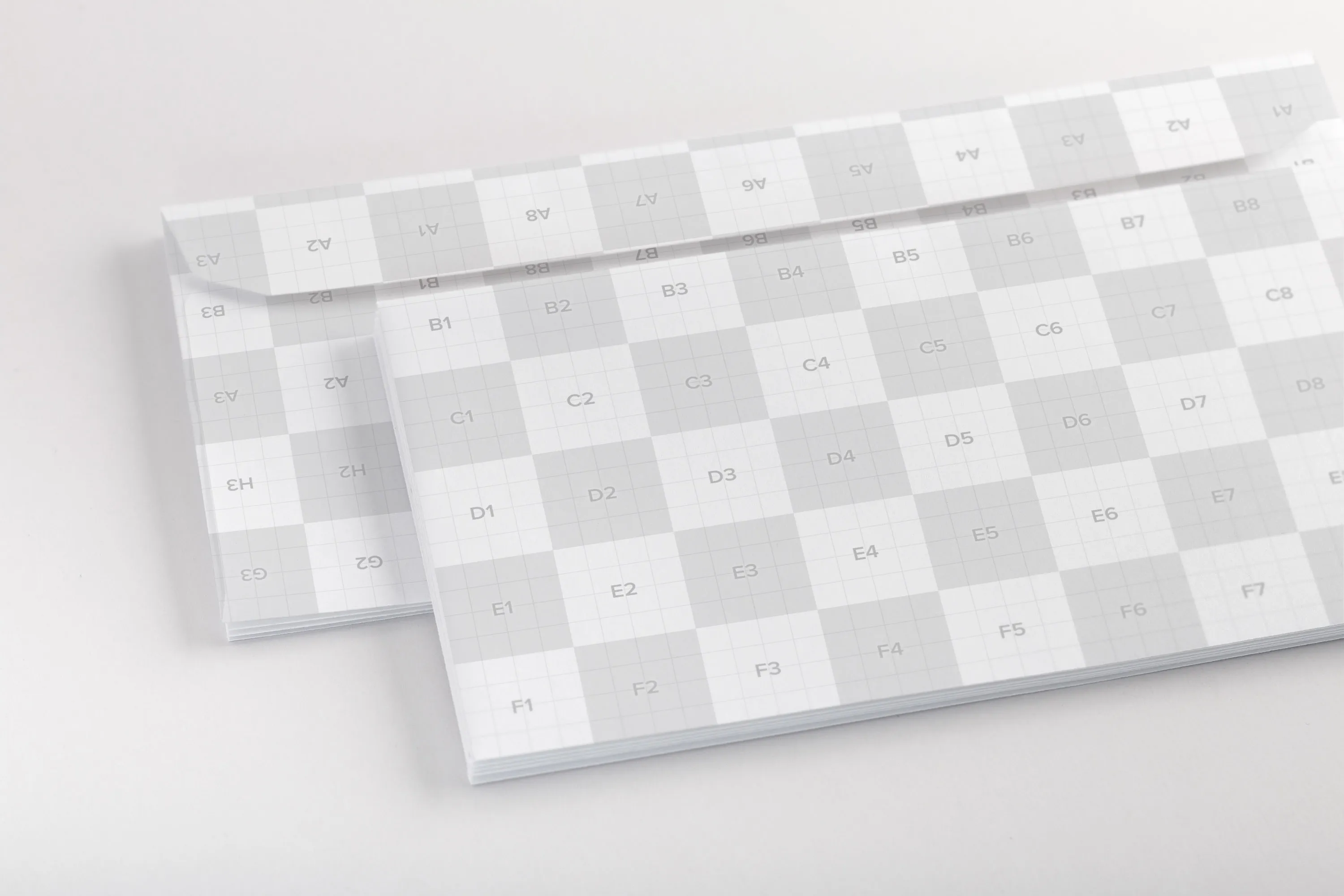 信头信封品牌标识设计预览图样机模板01 Letterhead Envelope Mockup 01插图(1)