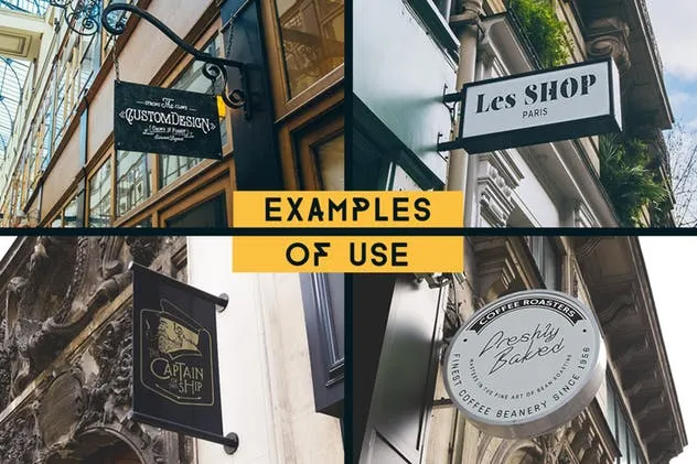 117个店招/店铺黑板样机超级合集 The Ultima Signs Collection插图(4)