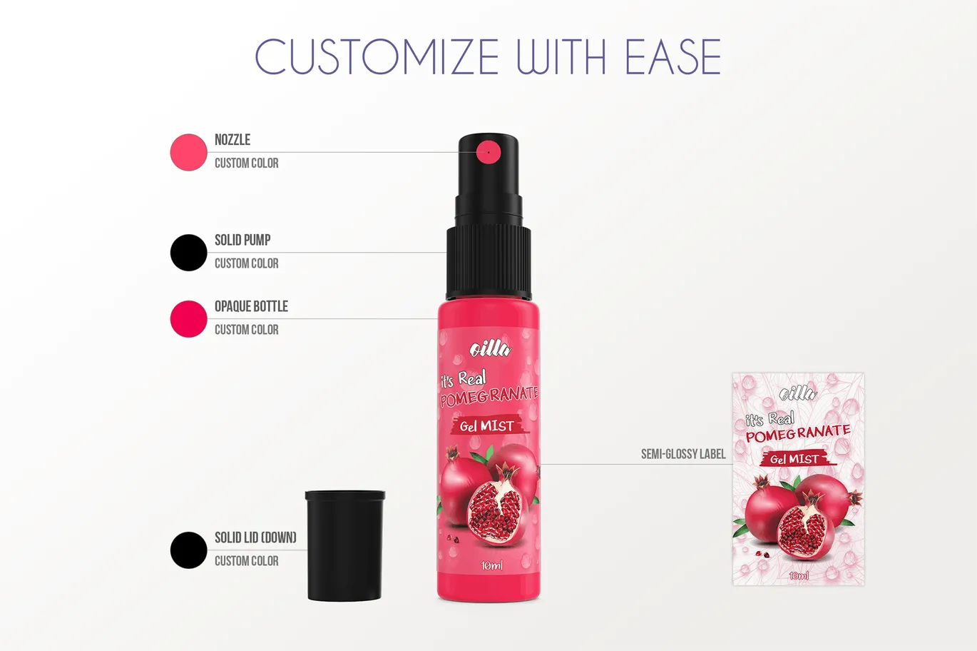 保湿喷雾瓶外观设计样机模板[10ml规格] Spray Bottle Mockup v. 10ml-A插图(1)