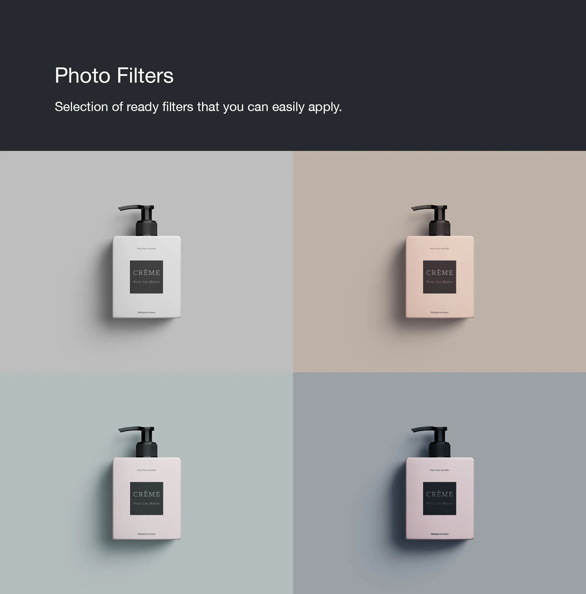 护肤霜乳液化妆品外观包装设计样机插图(2)