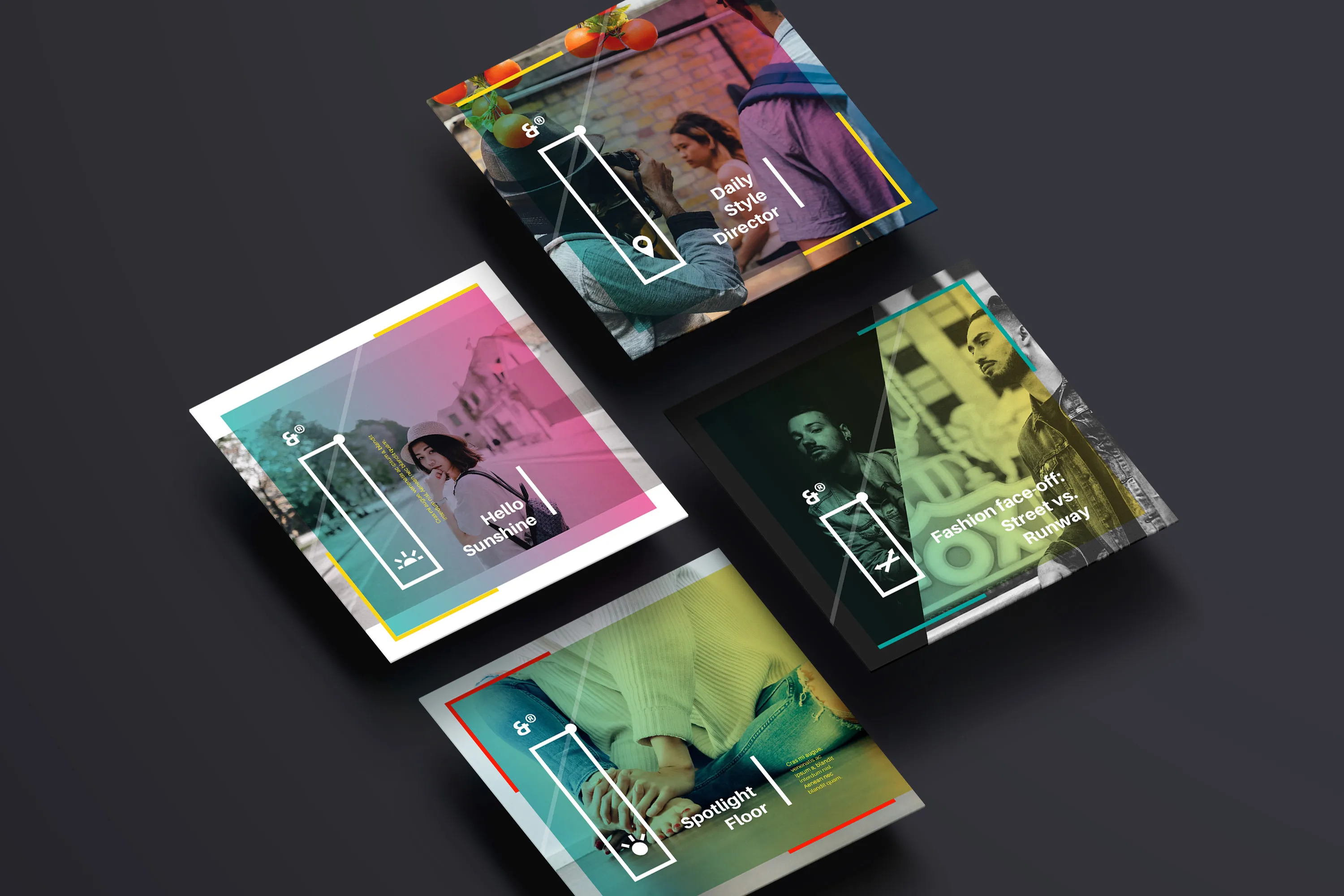 方形设计透视图样机模板01 Square Perspective Mockup 01插图(4)