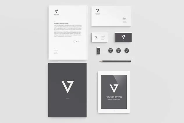 逼真品牌VI设计演示企业办公用品样机2 Branding / Identity Mock-up 2插图(8)