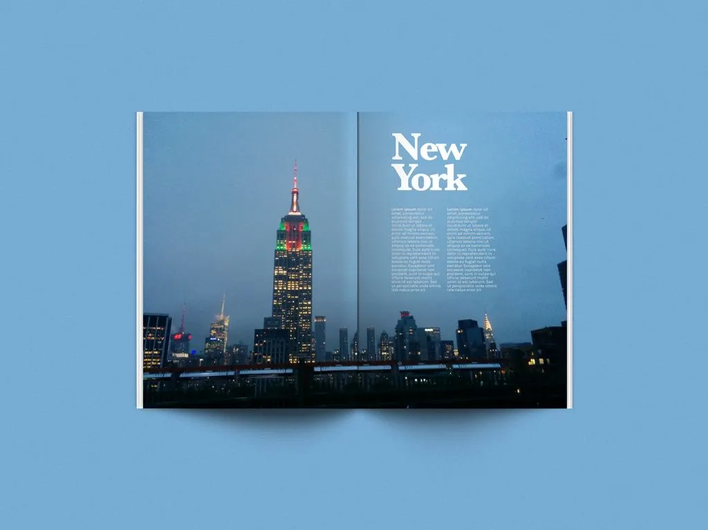 一套高质量杂志小样展示模板[PSD]