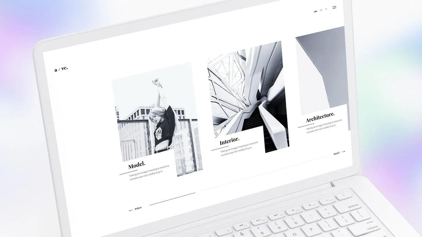 白色超极本笔记本电脑样机模板 White Laptop Mockup插图(9)