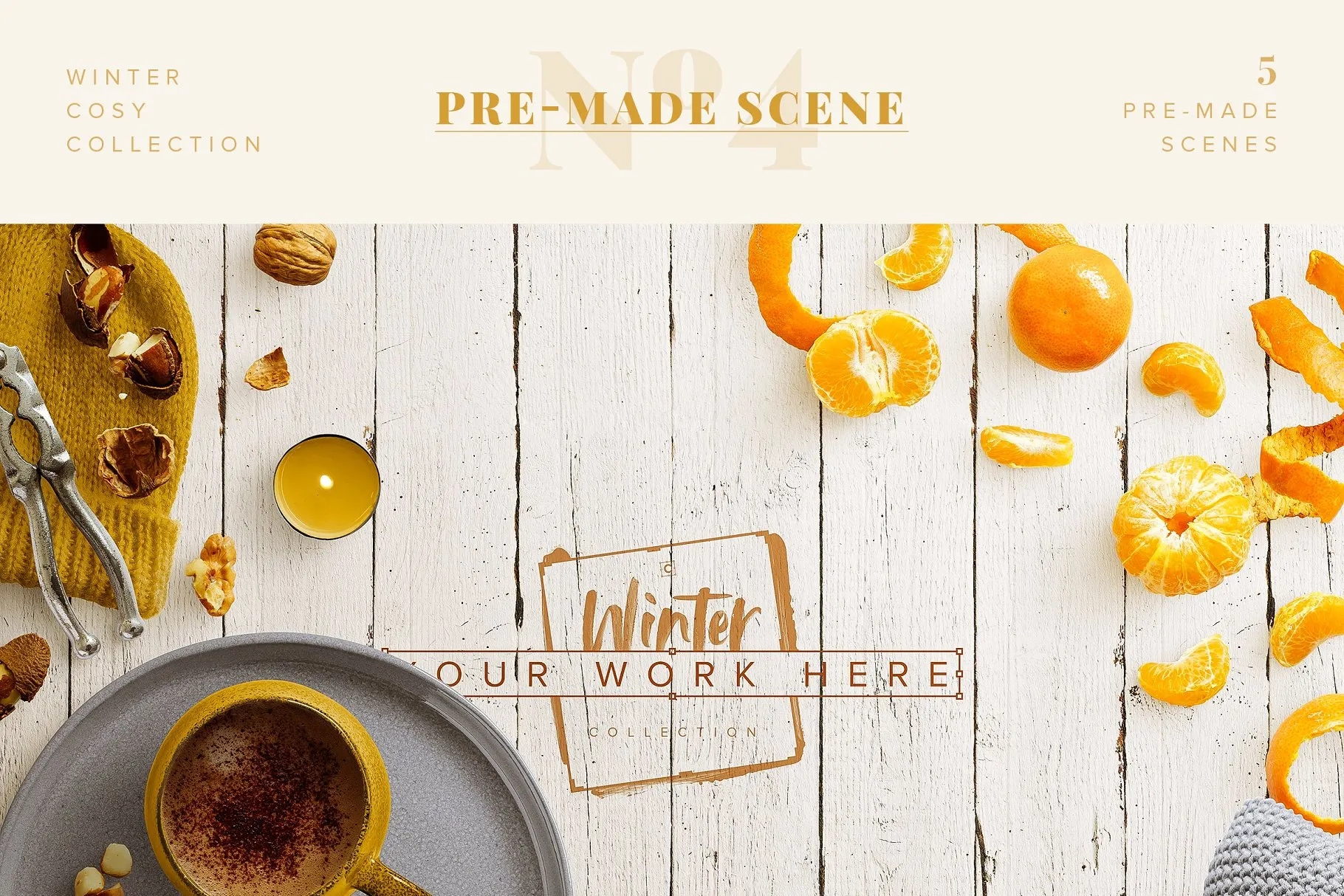 冬日气氛巨无霸Banner场景模板 Winter Cosy Collection – CS插图(4)