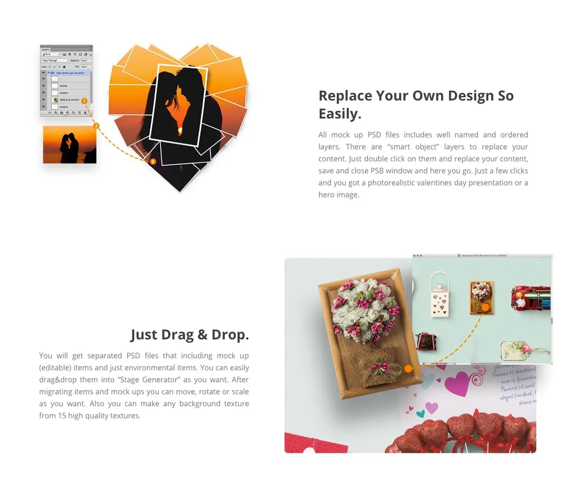 高品质的情人节爱情结婚婚礼元素素材样机展示模型mockups大集合插图(2)