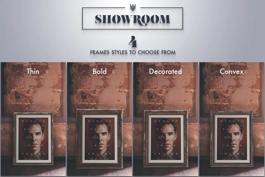 巨无霸14K超高分辨率相框场景样机模板 Showroom [15GB]插图(6)