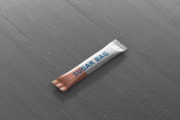 高分辨率食糖小袋包装样机 Sugar Bag Mockup插图(8)