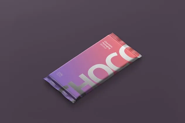 巧克力铝箔包装设计样机 Foil Chocolate Packaging Mockup插图(5)
