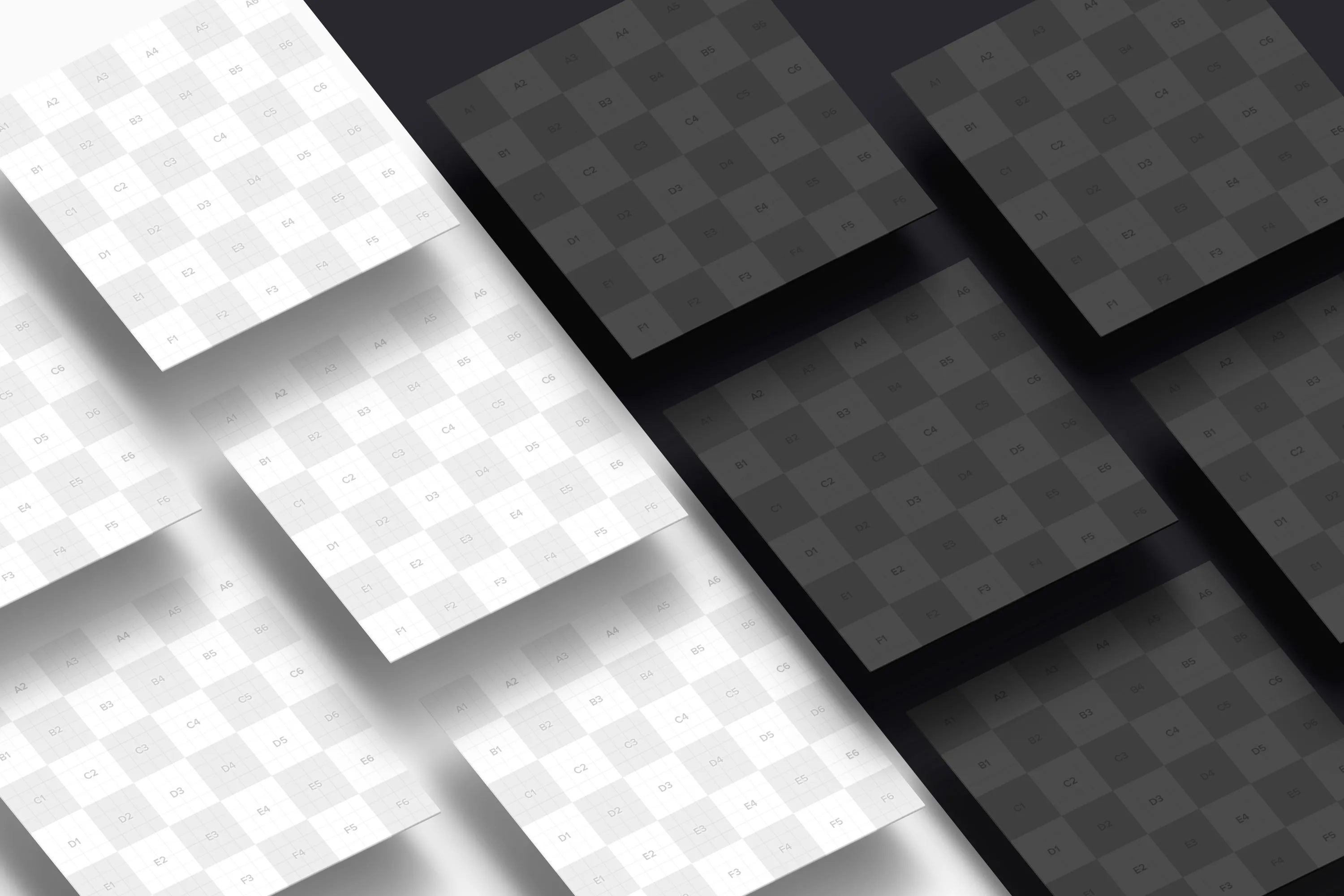 方形设计透视图样机模板01 Square Perspective Mockup 01插图(6)