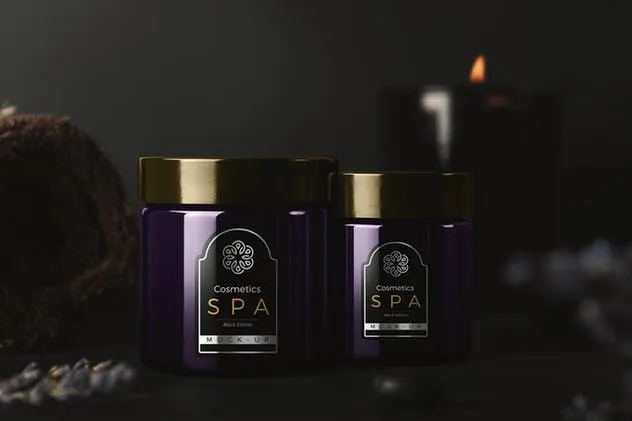 高级SPA美容化妆品样机v.2 SPA Cosmetics Mockup v.2插图(8)