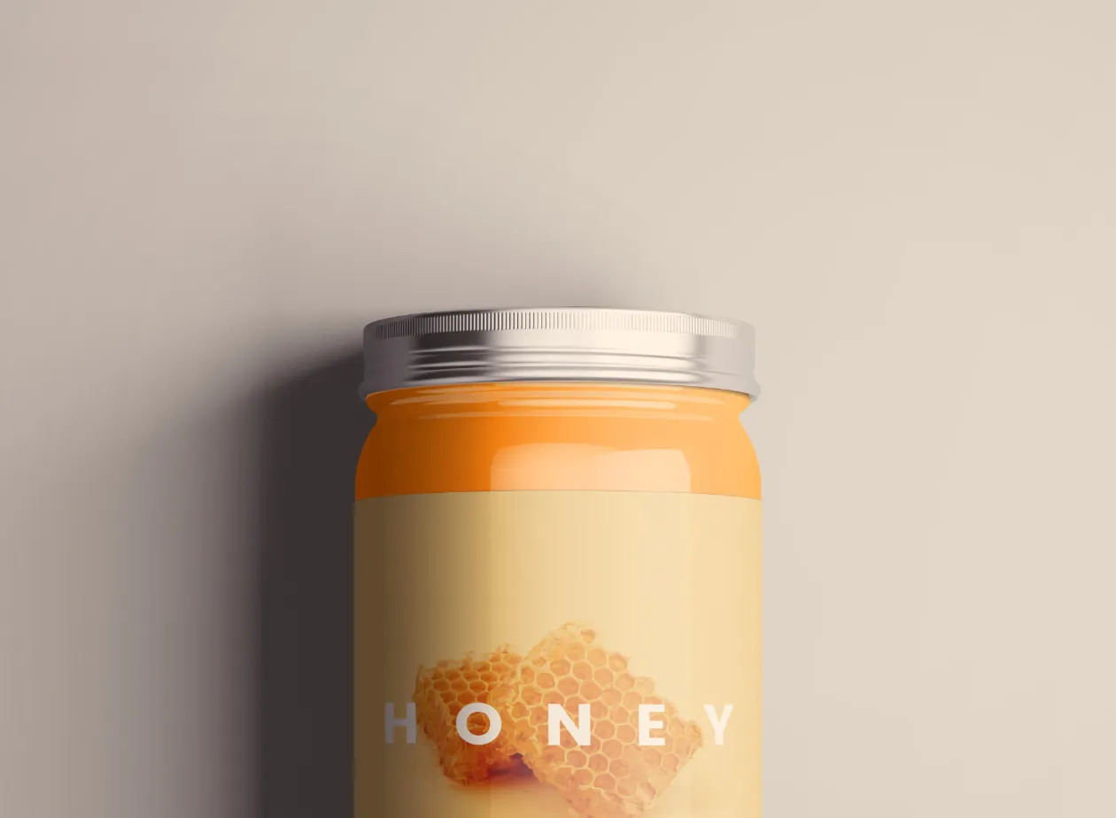 食品玻璃罐外观设计样机PSD模板 Standard Glass Jar Mockups插图(8)