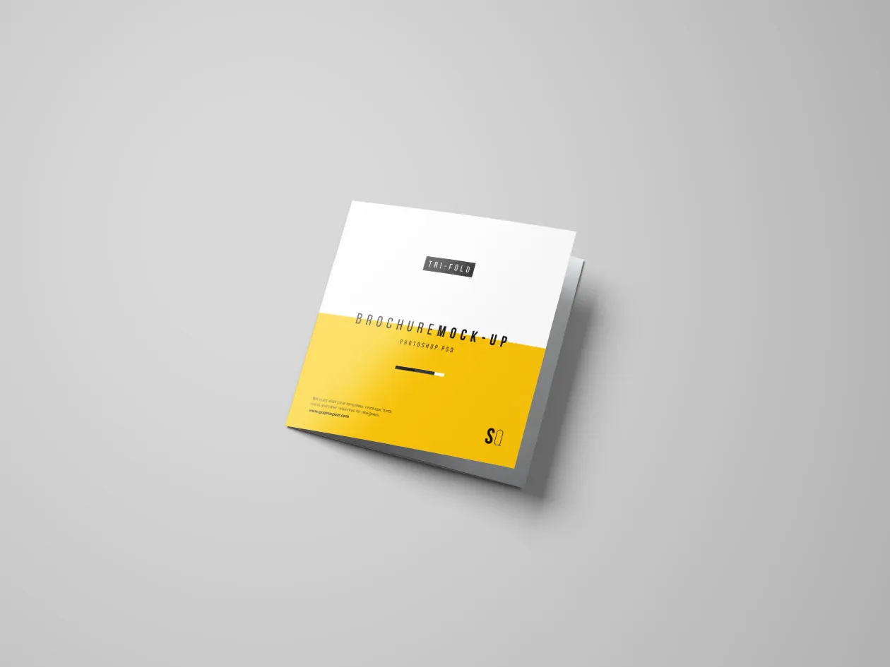 方形三折页企业品牌介绍手册样机插图(12)