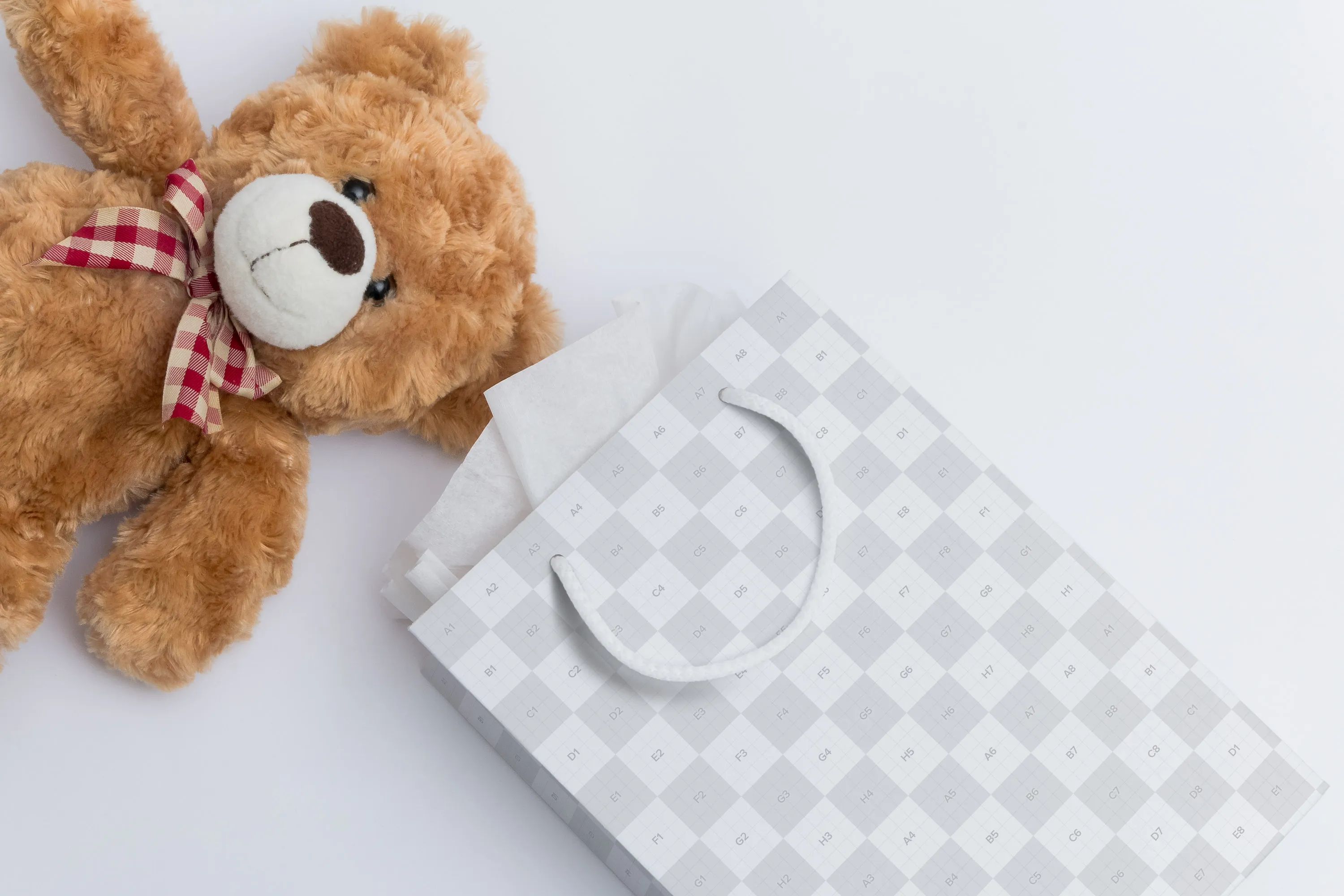 品牌购物纸袋外观设计样机模板02 Shopping Bag Mockup 02插图(2)