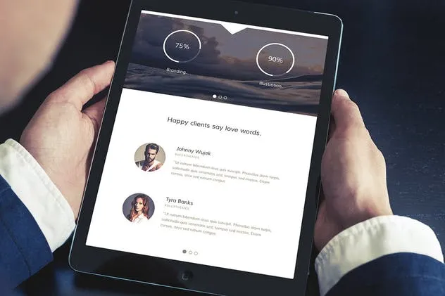 平板电脑ipad样机模板 Tablet Mockup插图(3)