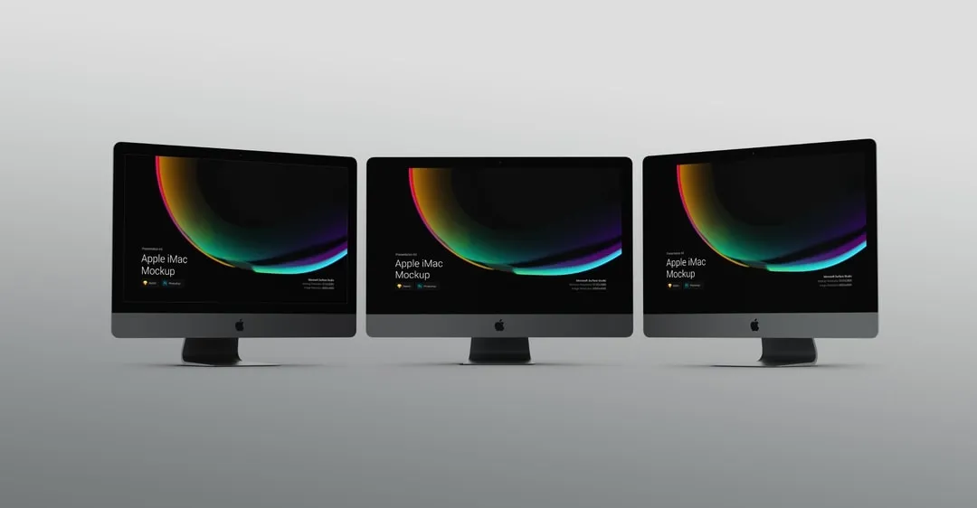 超级主流桌面&移动设备样机系列：iMac & iMac Pro系列一体机样机 [兼容PS,Sketch;共4.79GB]插图(10)