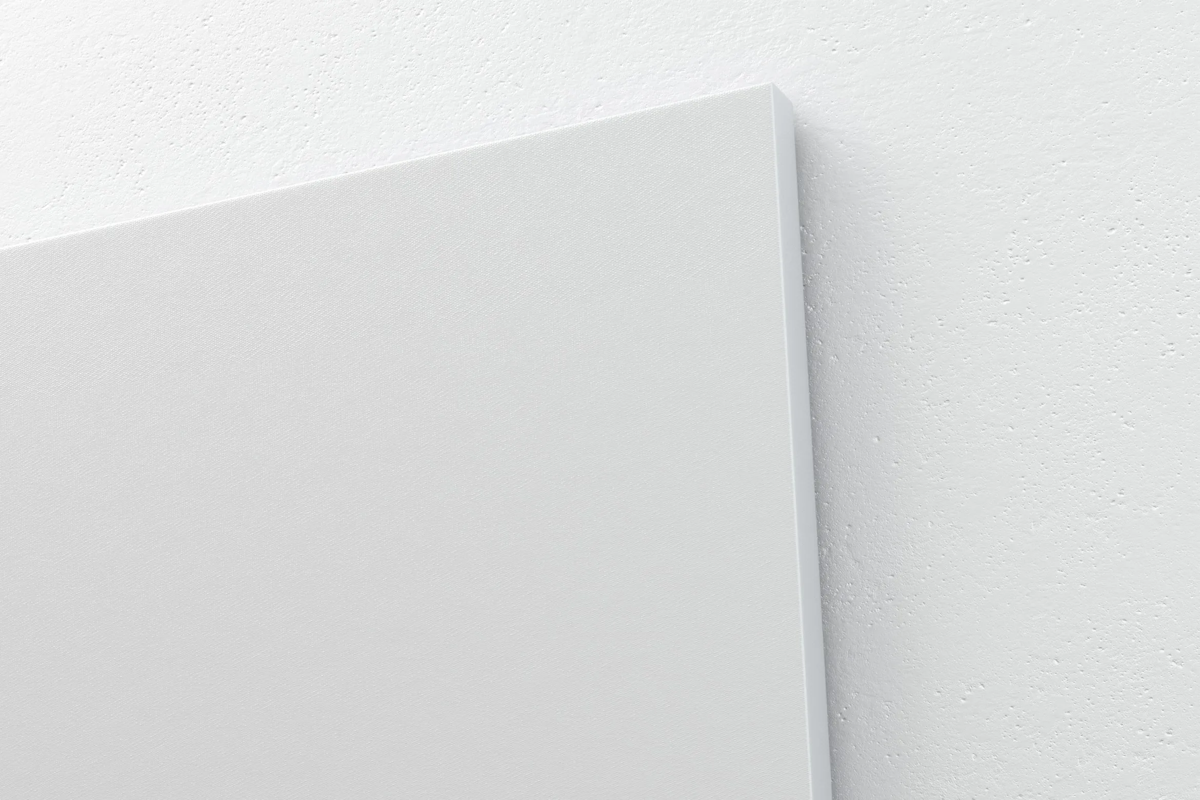 挂墙画框画布艺术作品＆照片展览右视图样机素材 3:2 Landscape Canvas Mockup Hanging on Wall, Right View插图(1)