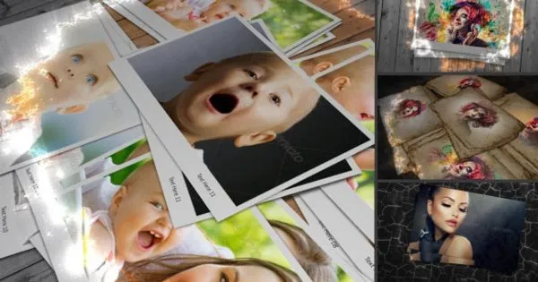 温馨怀旧色彩风格电子相册像素设计精选AE模板 A Touch Of Colour#8211; Adaptive Photo Gallery