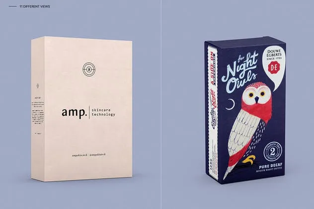 多种规格盒子包装外观设计样机 Mega Bundle Box and Packing Mockups插图(3)