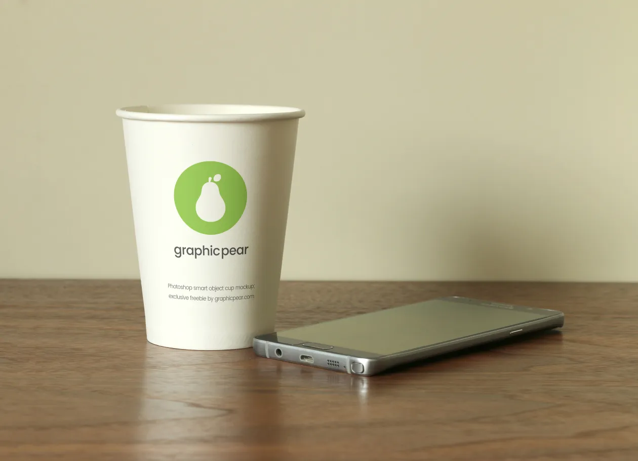 一次性杯子/一次性纸杯设计图样机模板 Disposable Cup Mockups插图(3)