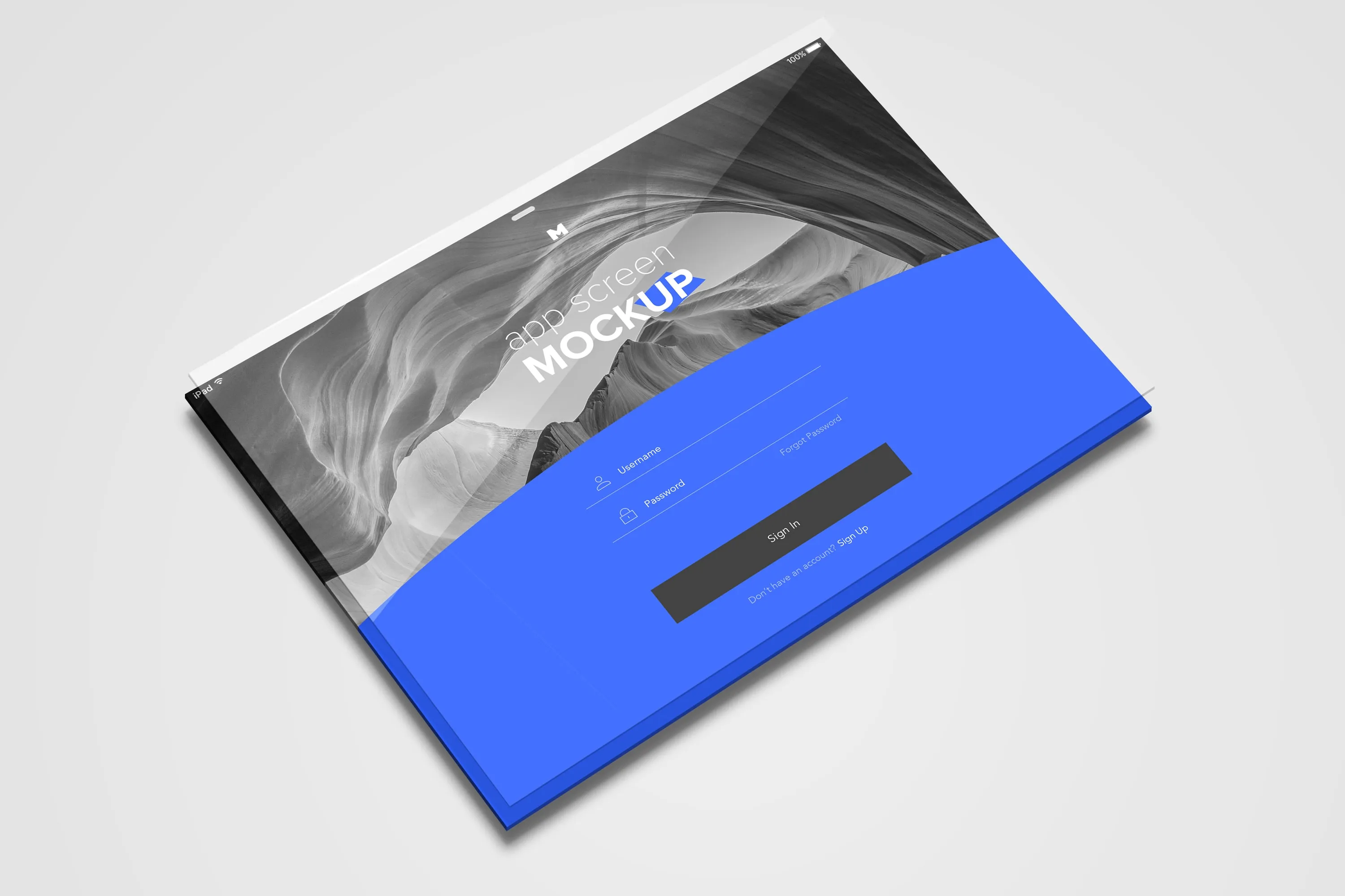 Web页面amp;应用程序设计屏幕透视图样机模板02 Perspective App Screen Mockup 02