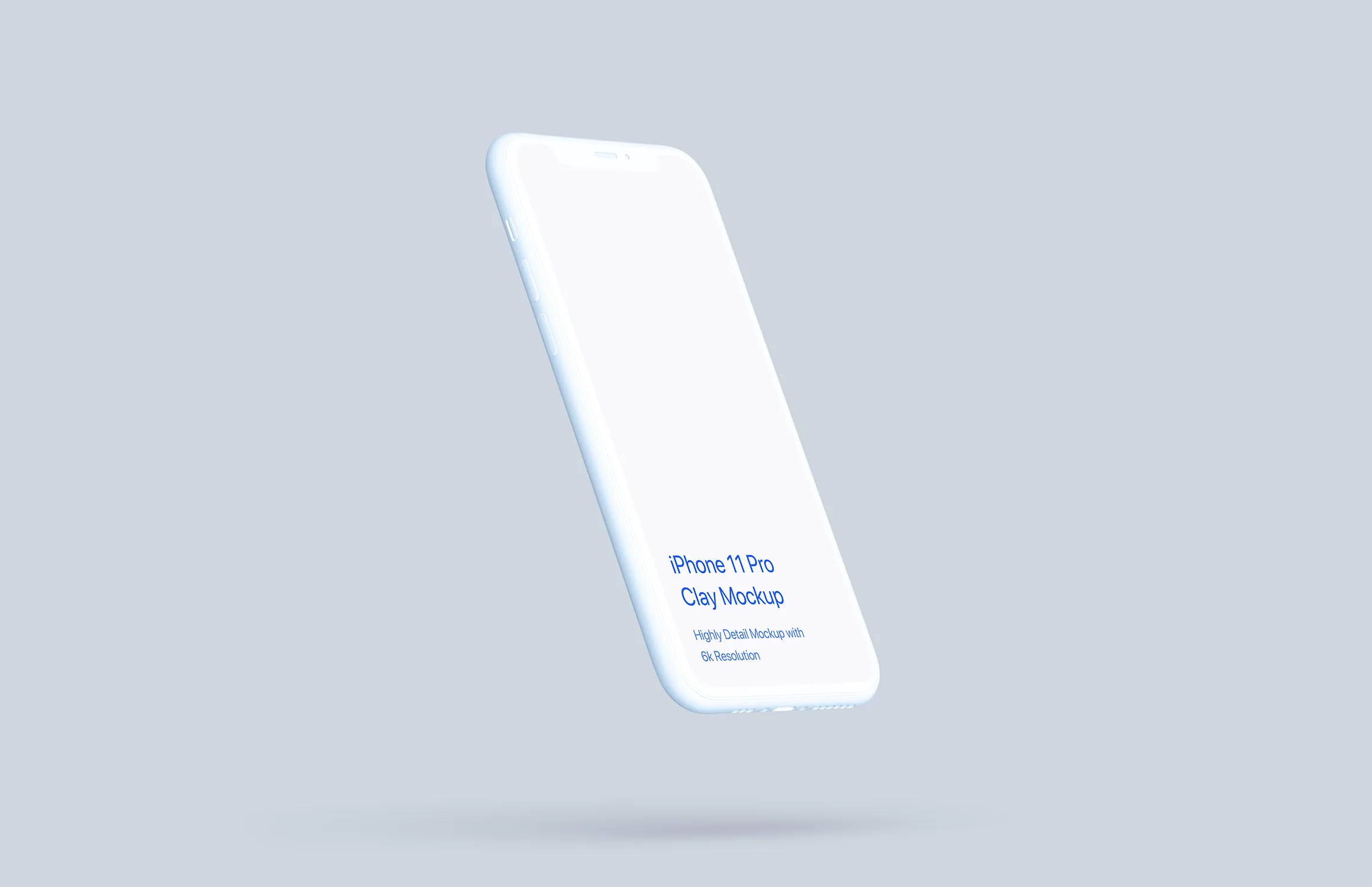 黏土材质iPhone 11 Pro智能手机素材库精选样机 Clay iPhone 11 Pro Mockup – Clay Mockup Scenes插图(3)