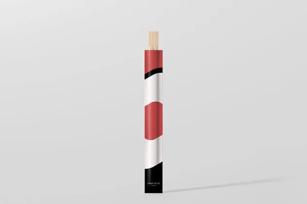 一次性筷子包装样机展示模板 Chopsticks Mockup插图(1)