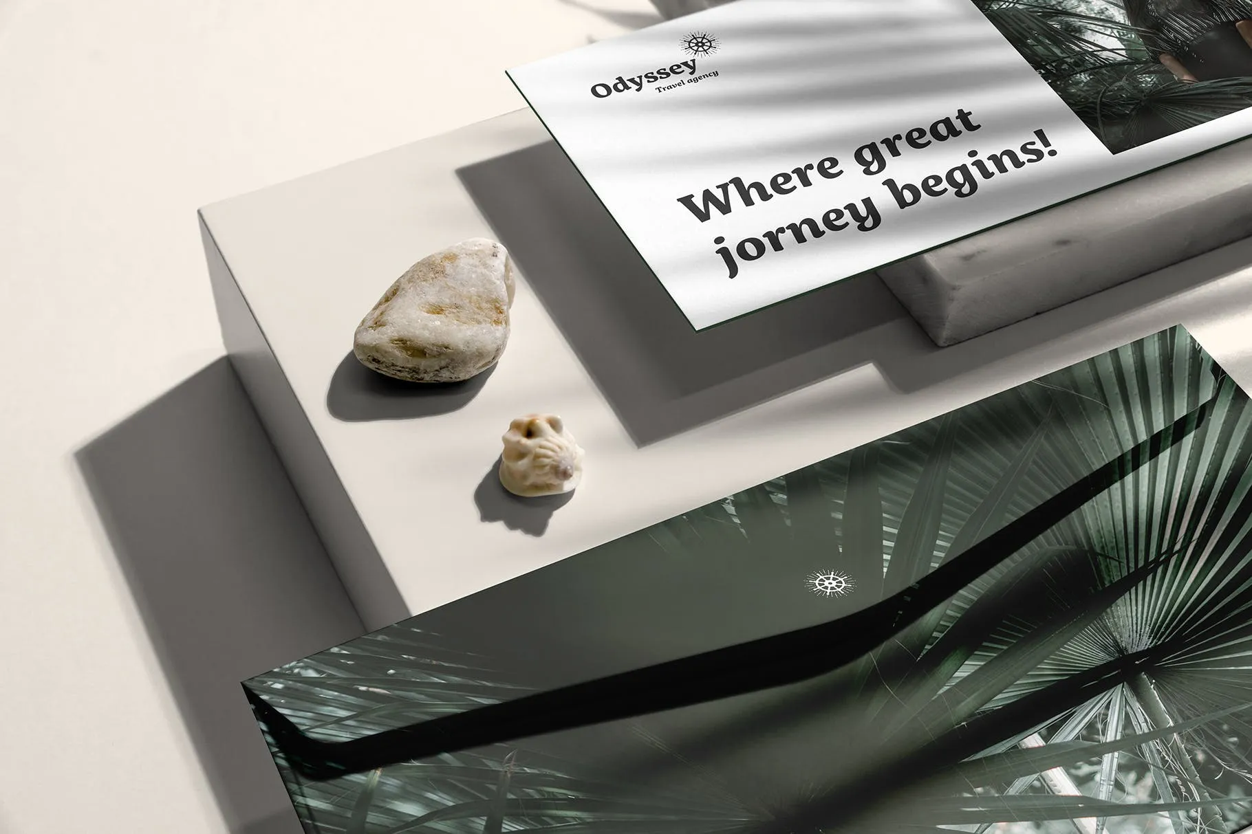高端优雅风格时尚品牌VI设计效果预览样机套装 Odyssey Branding Mockup插图(3)