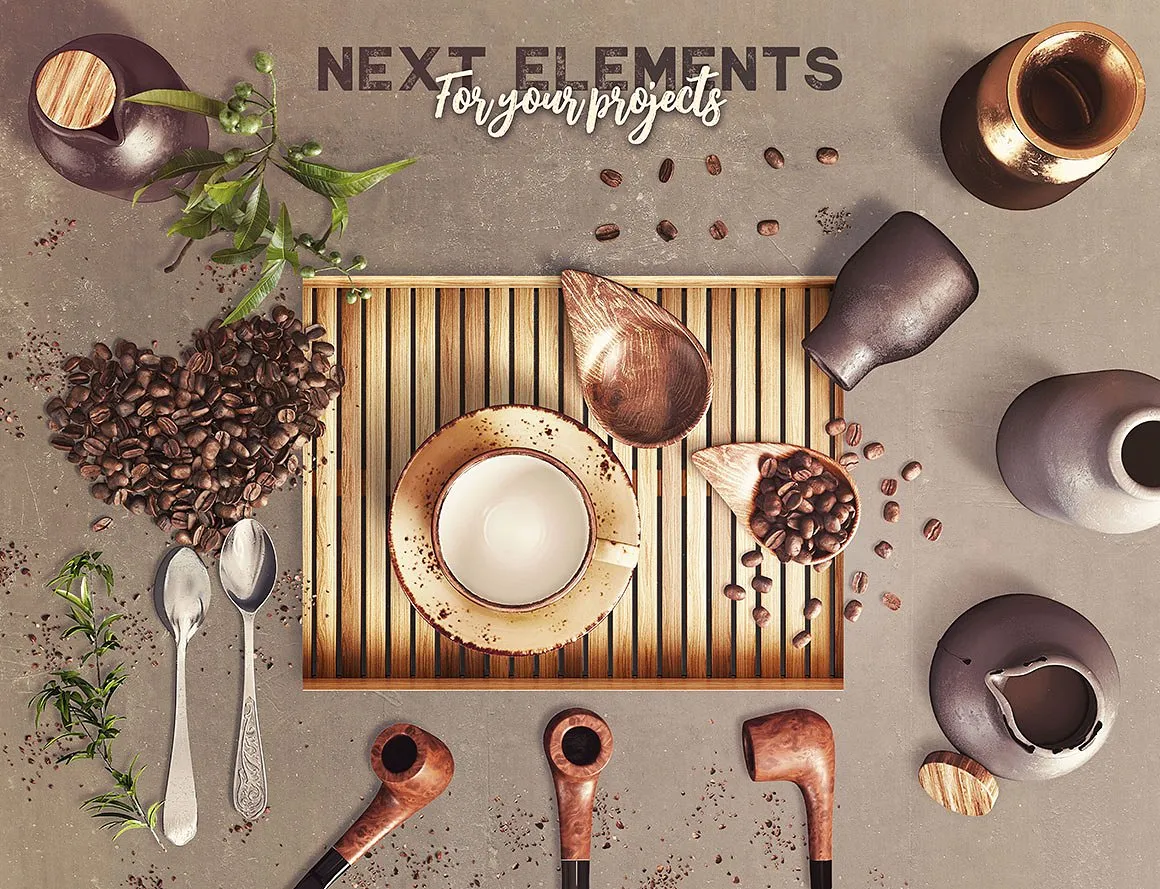 高品质的咖啡&咖啡师展示模型Mockups下载[png,jpg,otf,tif]插图(17)
