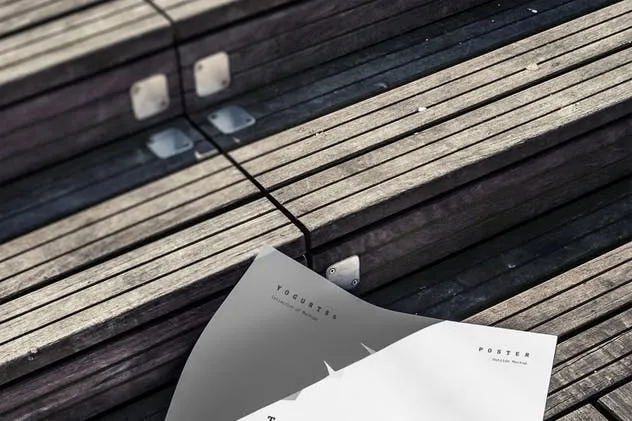 红砖墙海报张贴效果展示样机模板 Urban Poster Mock-up插图(8)