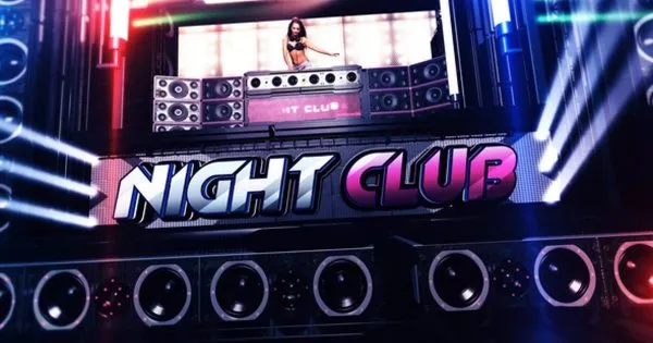 夜总会夜场派对宣传视频像素设计精选AE模板 Night Club Party Promo