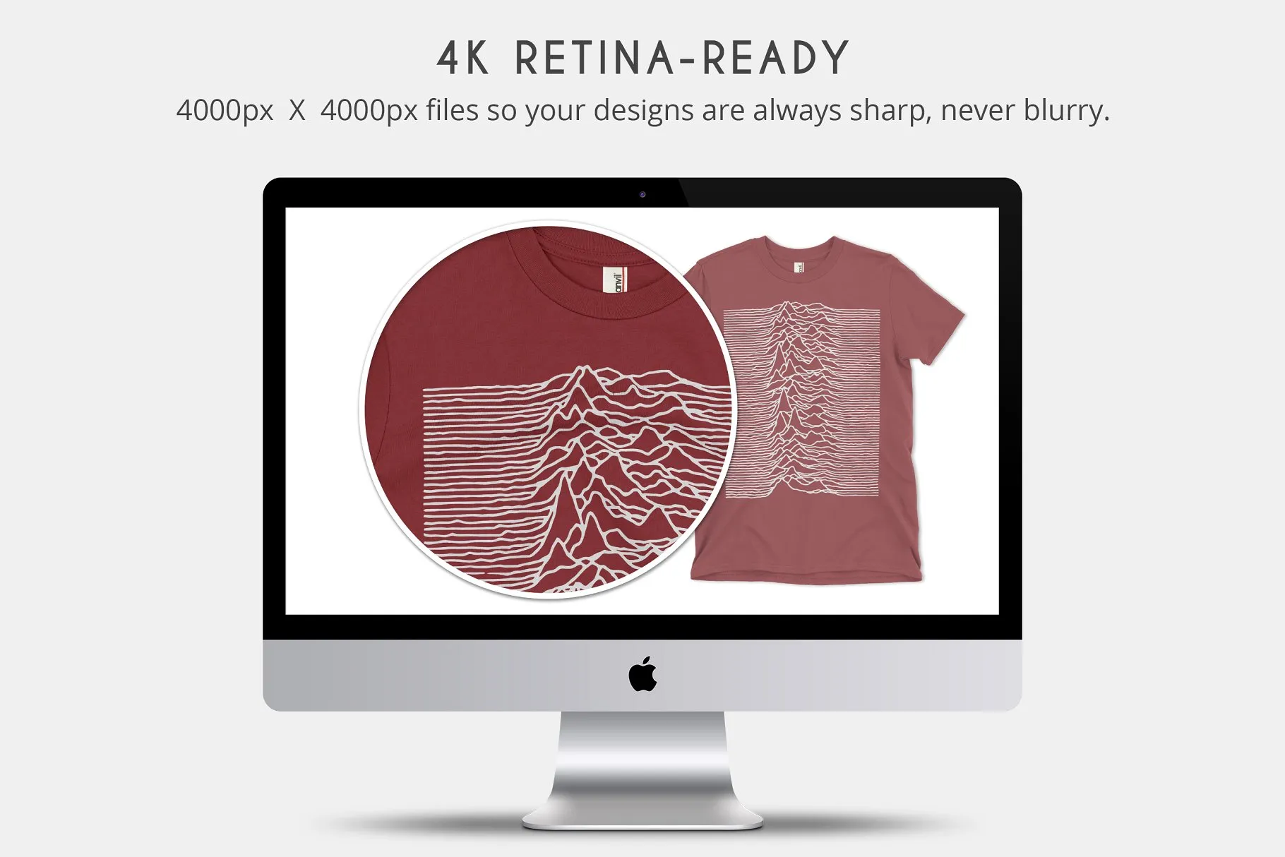 圆领纯棉T恤样机 Anvil 980 Fashion T-Shirt Mockups插图(2)