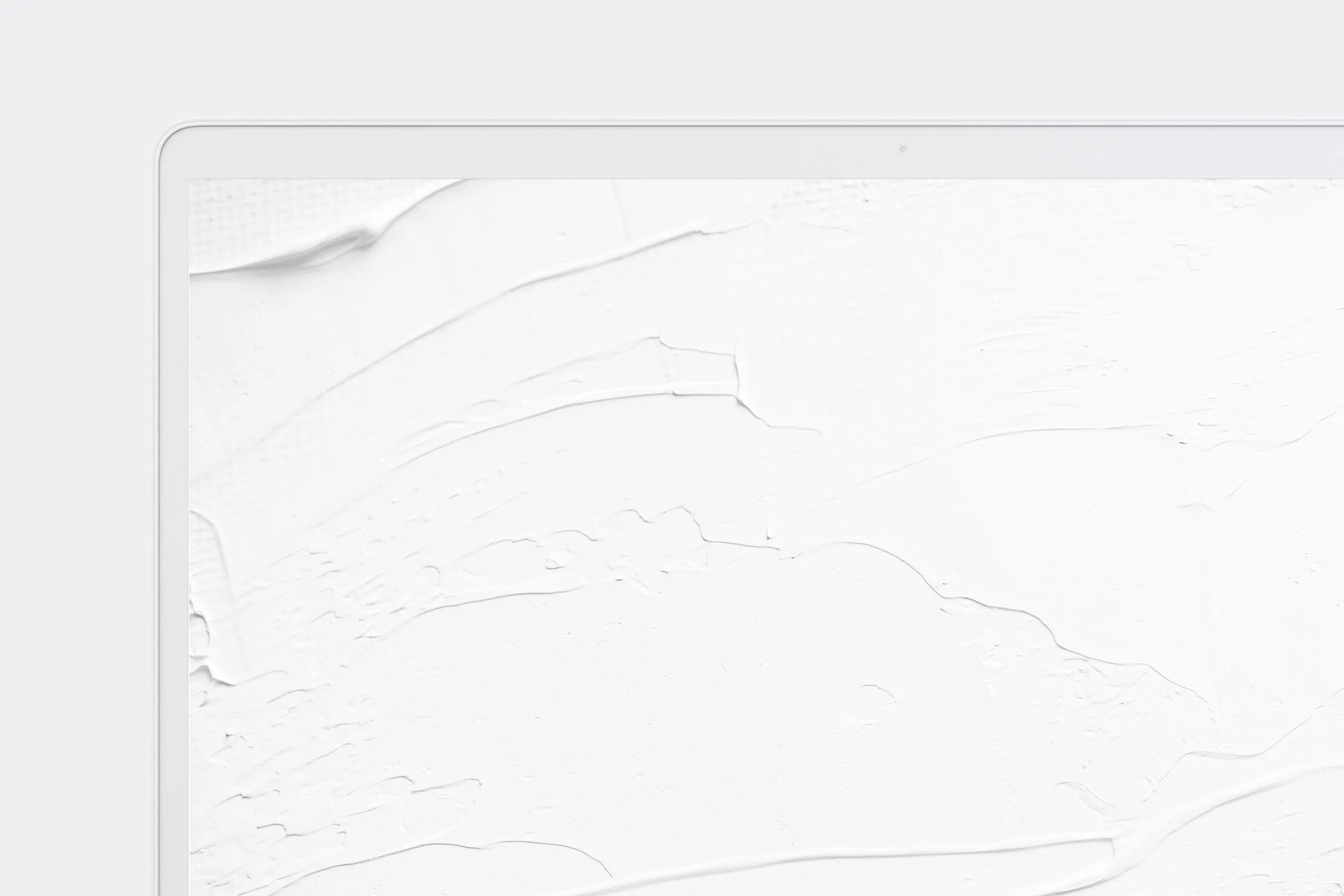 MacBook Pro高端笔记本电脑UI设计效果图前视图样机 Clay MacBook Pro 15" with Touch Bar, Front View Mockup插图(2)