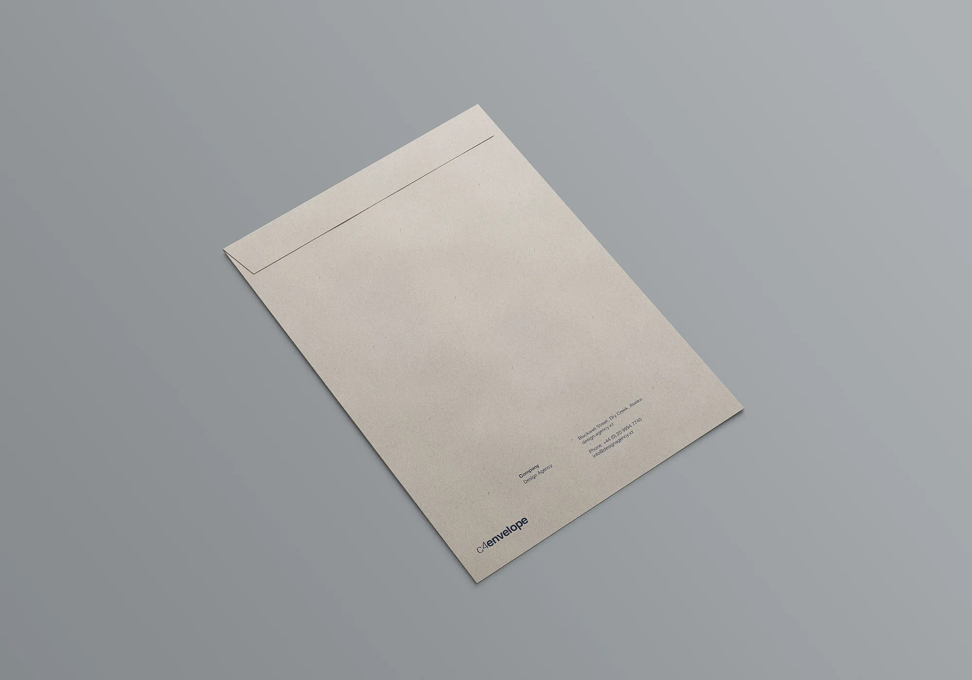 C4标准尺寸信封设计图样机 C4 Envelope Mockup插图(5)