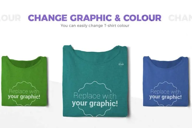 T恤衫及包装样机和场景模板 T-shirt and Packages Mockups & Scene Generator插图(7)