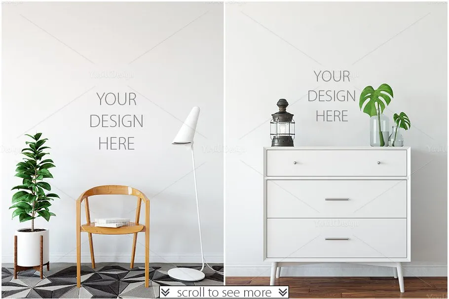 超级现代相框样机组合 Interior Frame Mockup Bundle Vol 3 [2.65GB]插图(2)