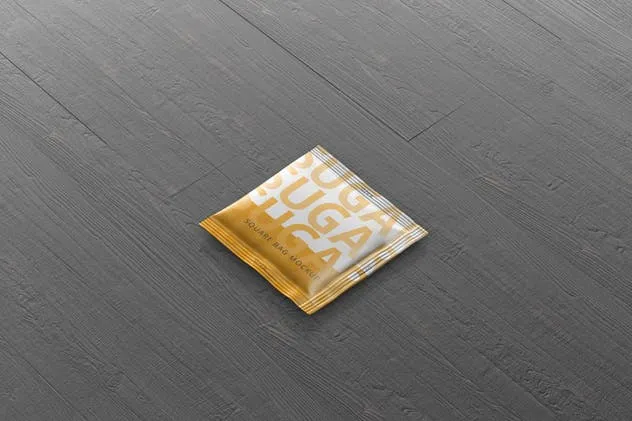 方形调料/糖袋包装样机模板 Salt / Sugar Bag Mockup – Square插图(9)