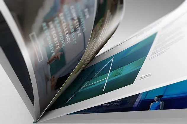 A4横向摄影画册宣传册样机 A4 Landscape Brochure Mockups插图(1)