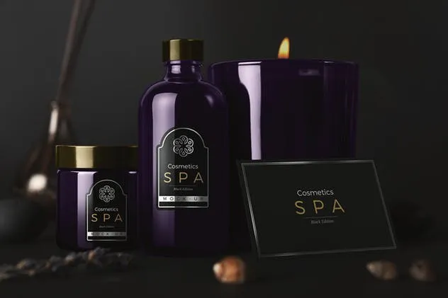 高级SPA美容化妆品样机v.2 SPA Cosmetics Mockup v.2插图(6)