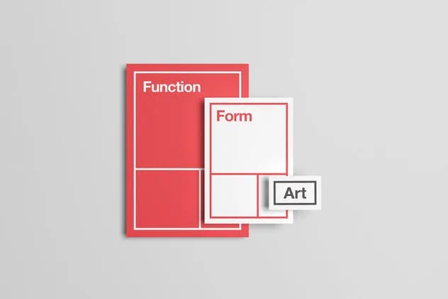 高品质浮动信纸/企业名片样机 Floating Stationery Mock-Up插图(10)