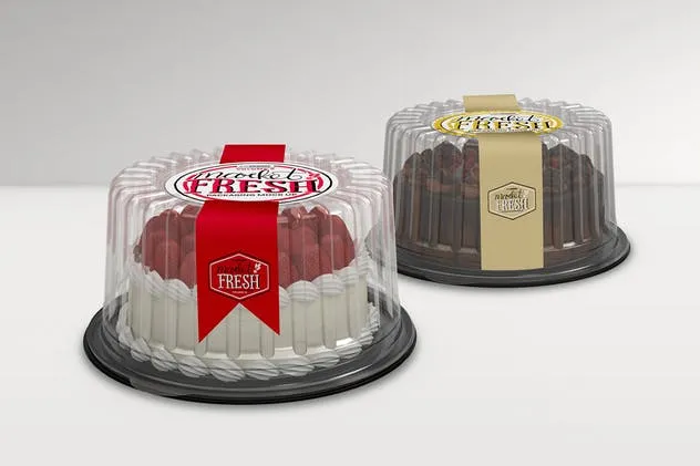 一次性食品塑料包装盒样机Vol.6 Fast Food Boxes Vol.6: Take Out Packaging Mockups插图(13)