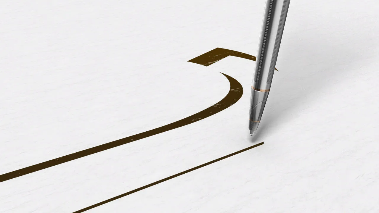 简洁优雅的墨水画像素设计精选AE模板