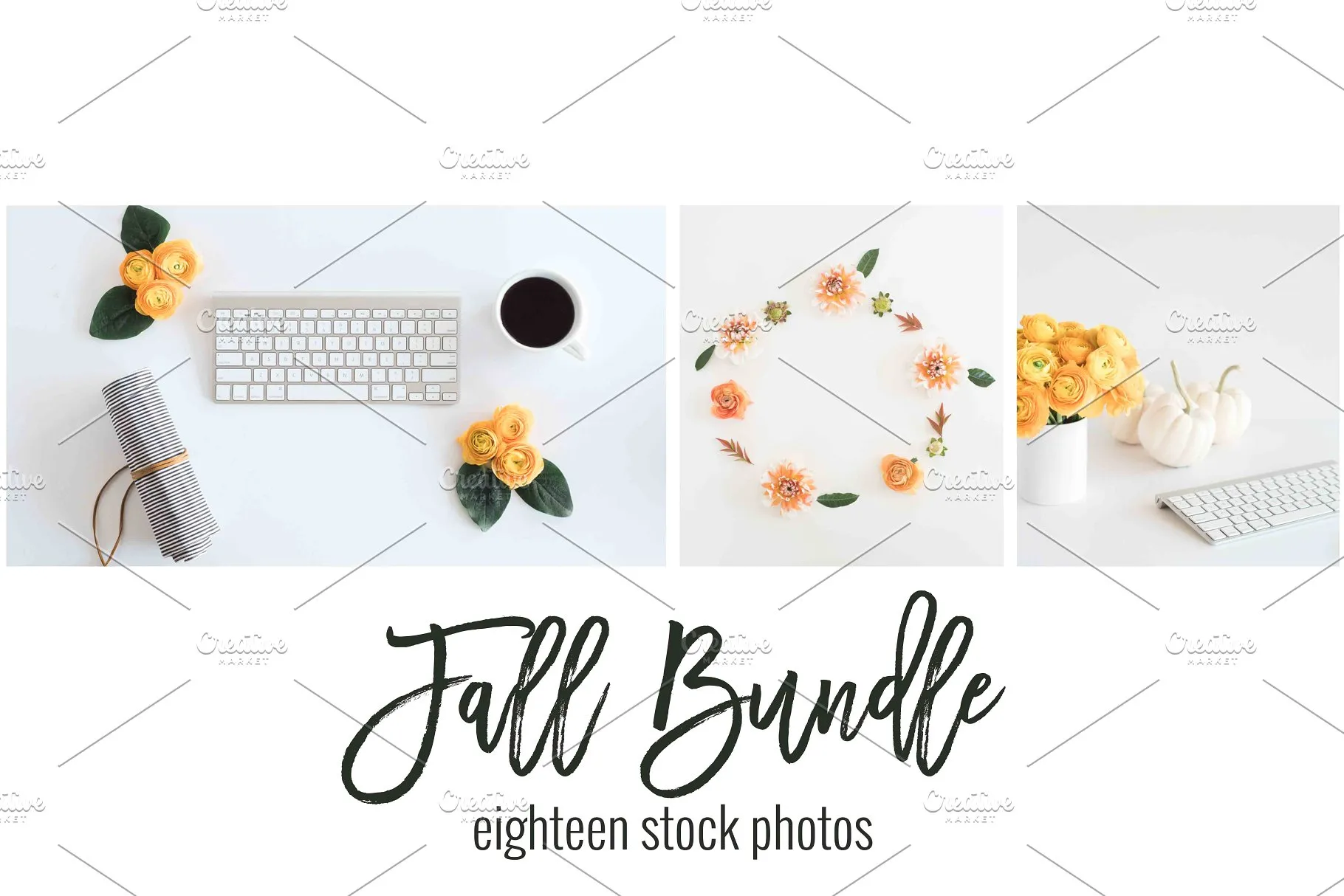 现代简约风办公场景样机 Fall Stock Photo Bundle插图(5)