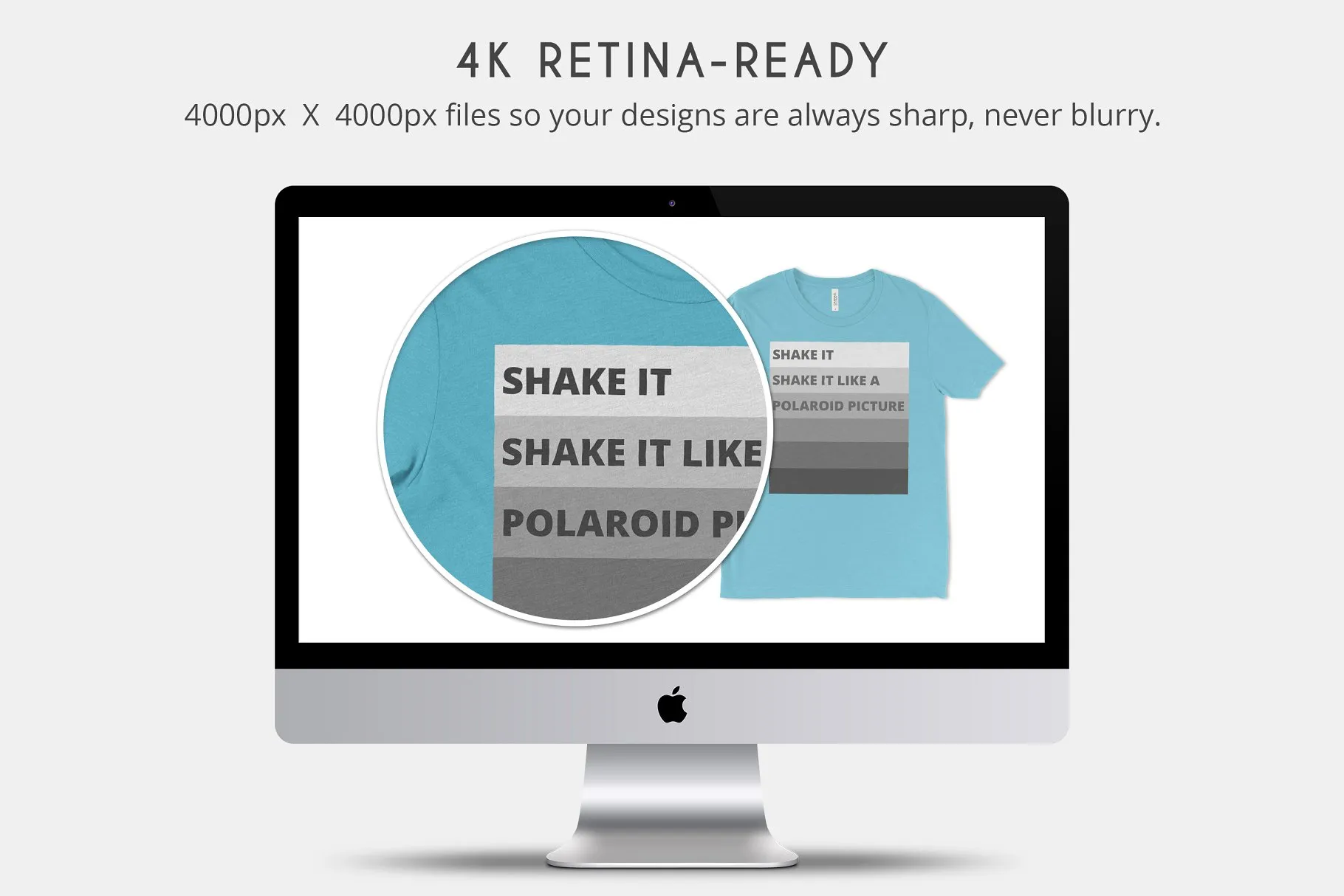 胸前印花图案T恤样机模板 Bella Canvas 3413 Tri-Blend Mockups插图(1)