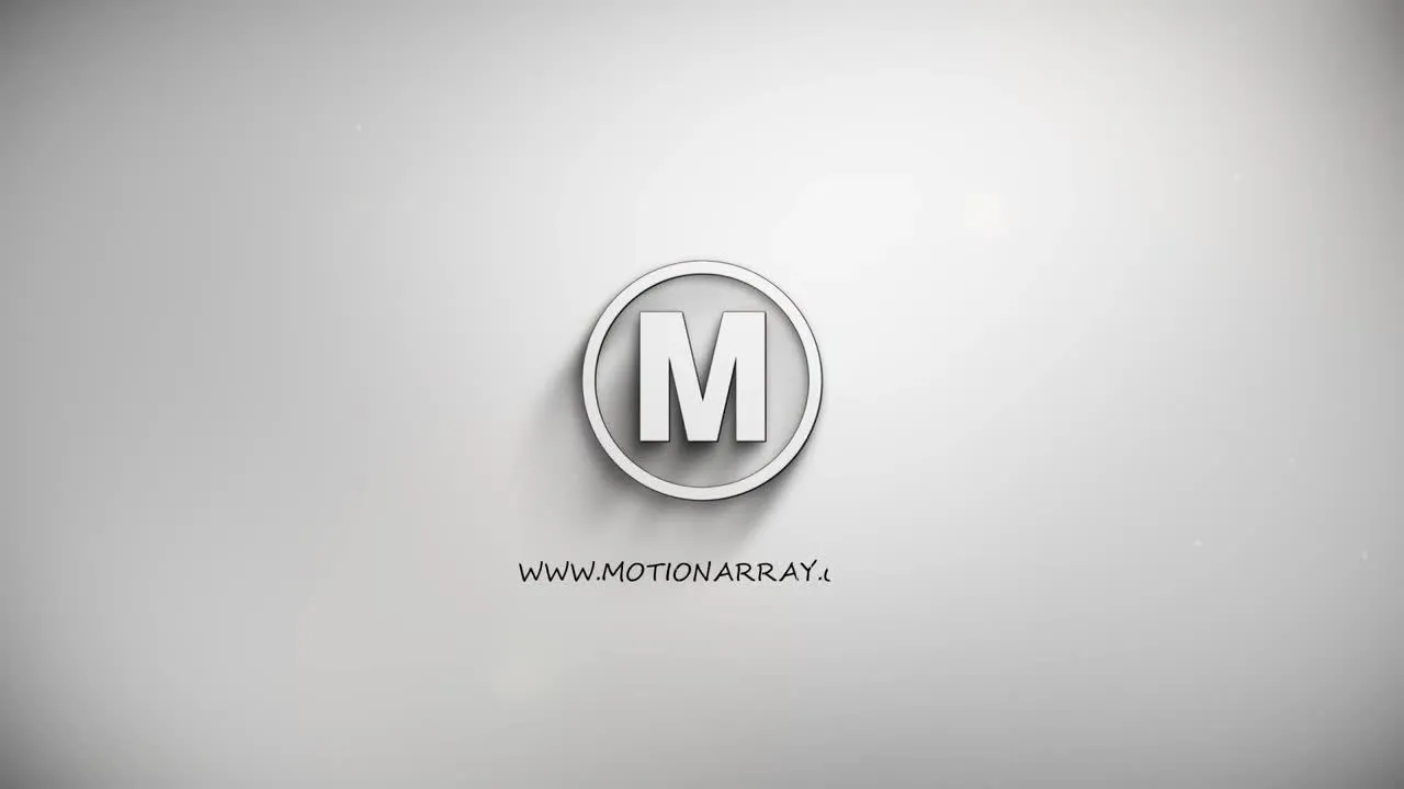 简洁创意优雅动画羽毛笔勾画填充徽标像素设计精选AE模板