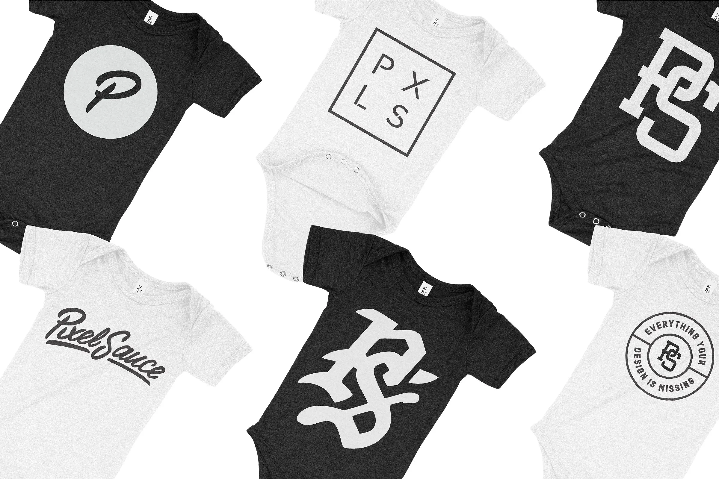 Tri Blend混纺婴儿连体衣样机 Bella Canvas 134B Triblend One Piece插图(1)