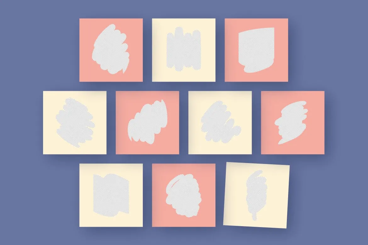 画笔笔画图形照片预览样机模板 Brush Stroke Photo Template插图(2)