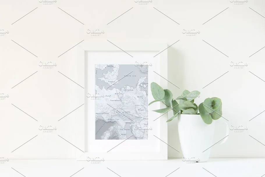 简约风相框样机 Style frame mockup插图(1)